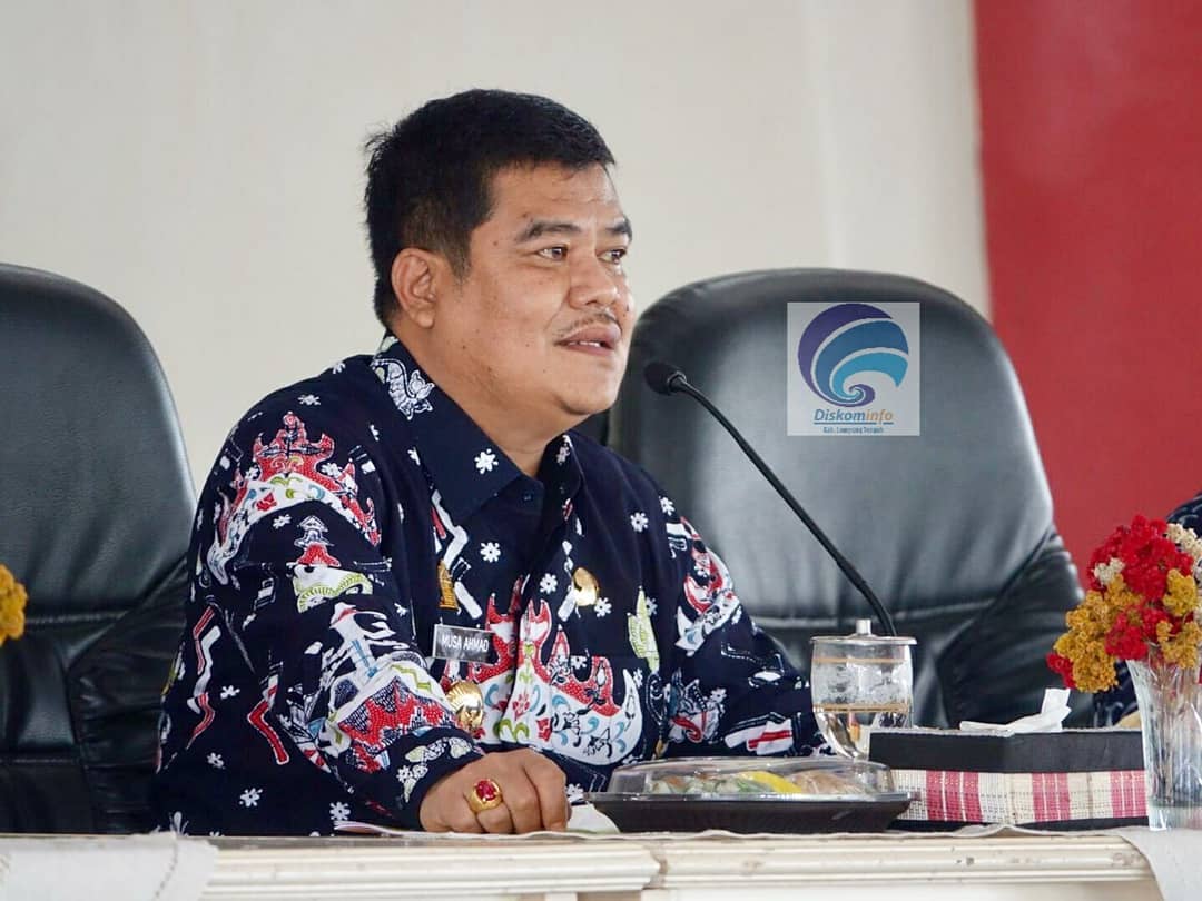 Bupati Lampung Tengah H. Musa Ahmad, S.Sos. Hadiri Rapat Koordinasi (Rakor) Perdana di Sesat Agung Nuwo Balak