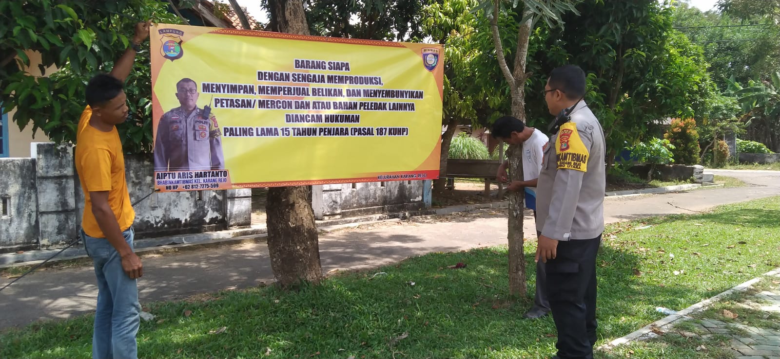 Melalui Bhabinkamtibmas, Polres Metro Sebar Himbauan Larangan Petasan