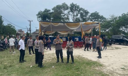 Kapolres Lampung Selatan dan Tim Polda Lakukan Monitoring TPS Pilkada 2024