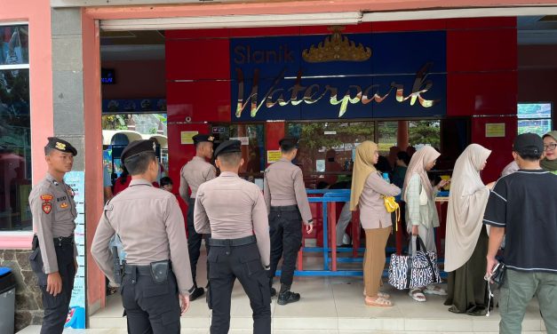 Tahun Baru Tanpa Khawatir, Polda Lampung Amankan Wisatawan di Slanik Waterpark