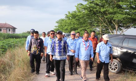 Pj. Gubernur Lampung Tinjau Bumi Perkemahan, Dorong Pramuka Berkontribusi dalam Pembangunan Daerah