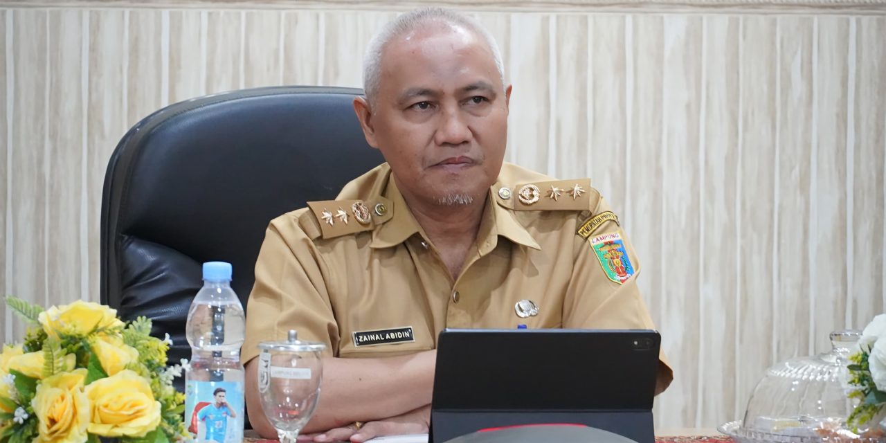 Pemprov Lampung Ikuti Rakor Pengendalian Inflasi dan Penandatanganan MoU Pengawasan Perizinan