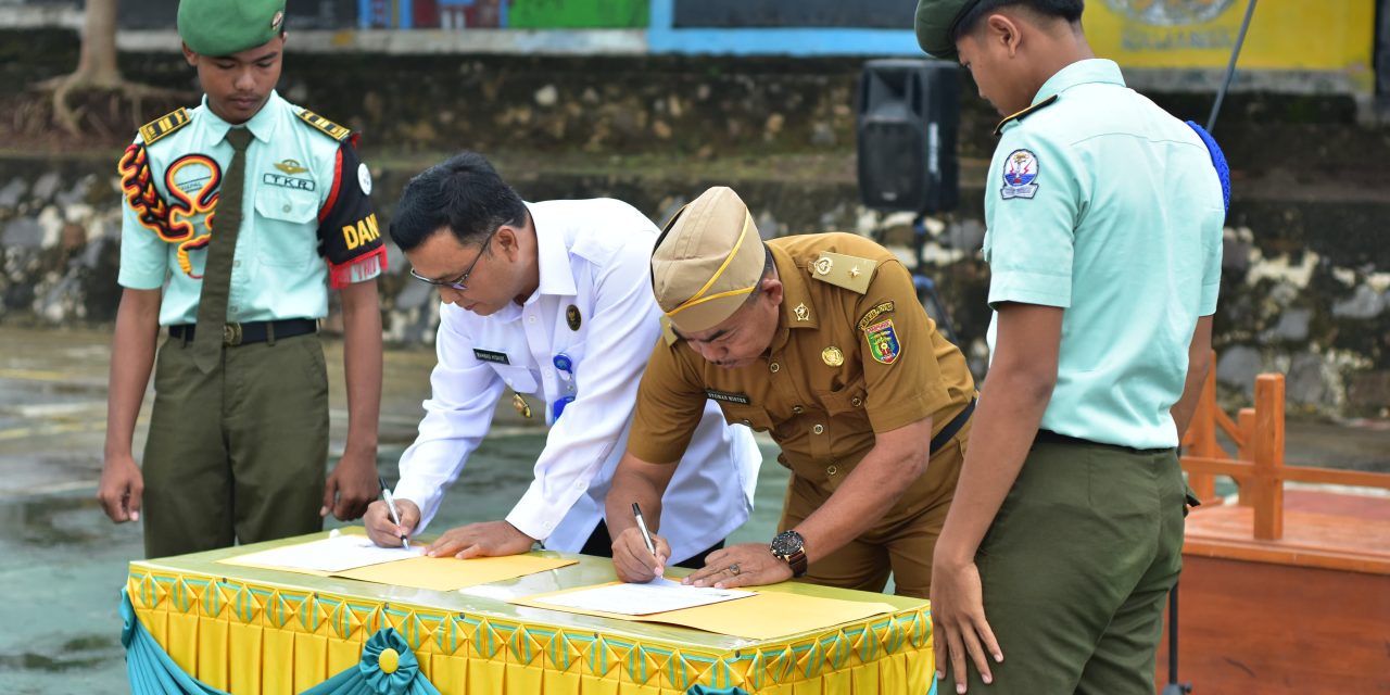 BNNK Lampung Selatan Go to School Sosialisasi Gelora Anti Bahaya Narkoba.