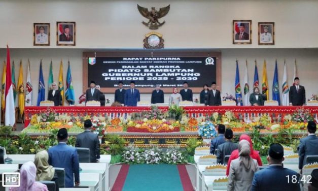 Rapat Paripurna DPRD Provinsi Lampung Berharap Seluruh Elemen Masyarakat Dapat Berpartisipasi Dalam Pembangunan