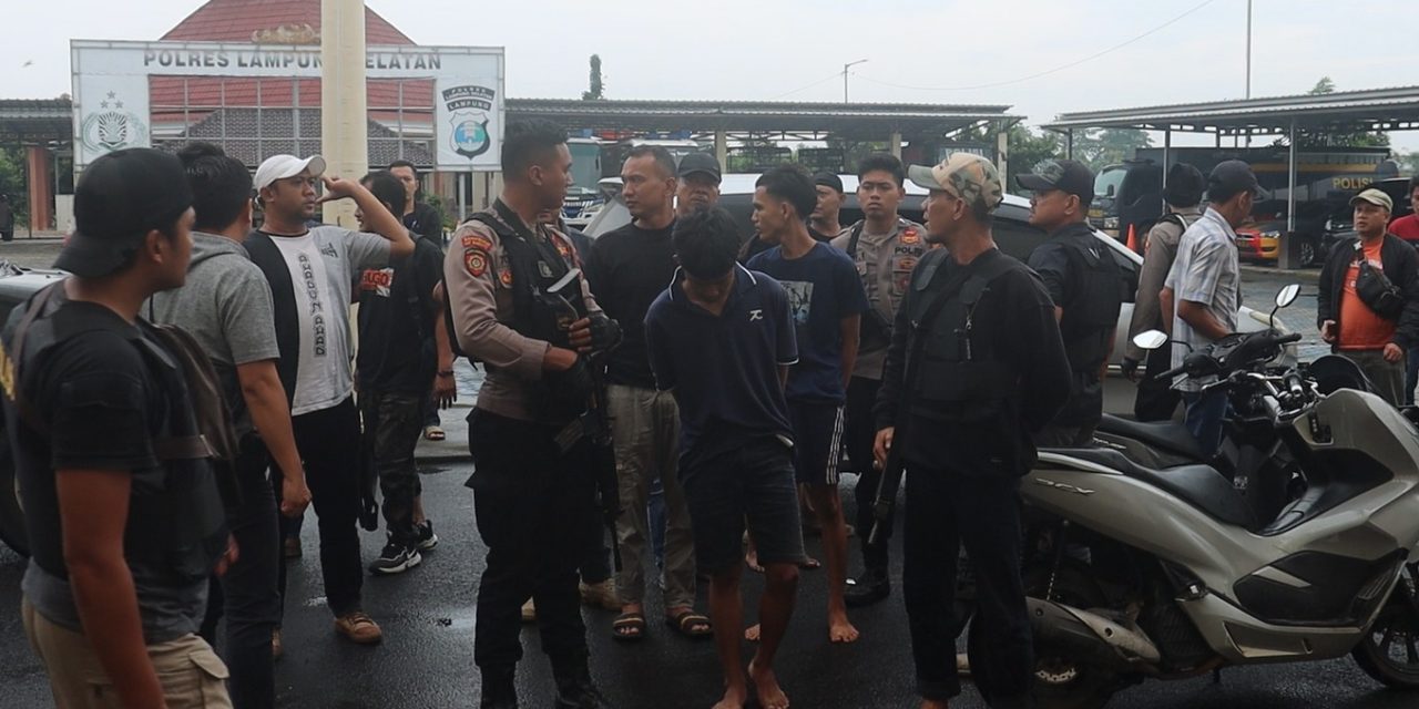 Sindikat 32 Lokasi Curanmor di Lampung Selatan Dibongkar, Empat Pelaku Ditangkap