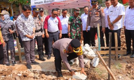 Baksos Presisi, Polresta Bandar Lampung Gandeng Pihak Swasta Bangun Kembali Rumah Pasturi Meninggal Dunia Korban Tanah Longsor
