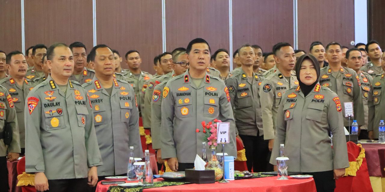 Rakernis Bidhumas Polda Lampung: Polres Pesawaran Raih Penghargaan Atas Prestasi Amplifikasi Berita Terbanyak