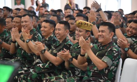 Dandim 0426 TB, Turut Sambut Pangdam ll Sriwijaya Kunker Ke Korem 043/Gatam