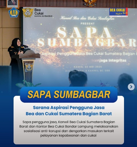 Kanwil Bea Cukai Sumbagbar Berkolaborasi Dengan Kantor Bea Cukai Lampung Dalam Kegiatan FGD