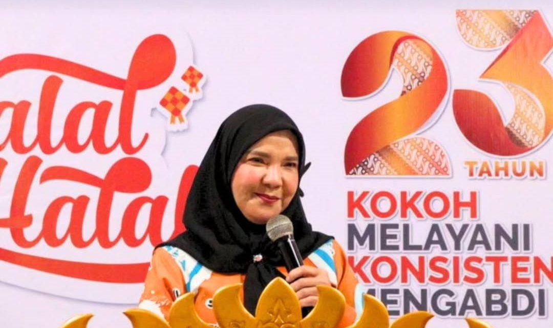 Walikota Bandar Lampung Hj. Eva Dwiana Menghadiri Acara Halal Bi Halal 1446 H DPD PKS Kota Bandar Lampung