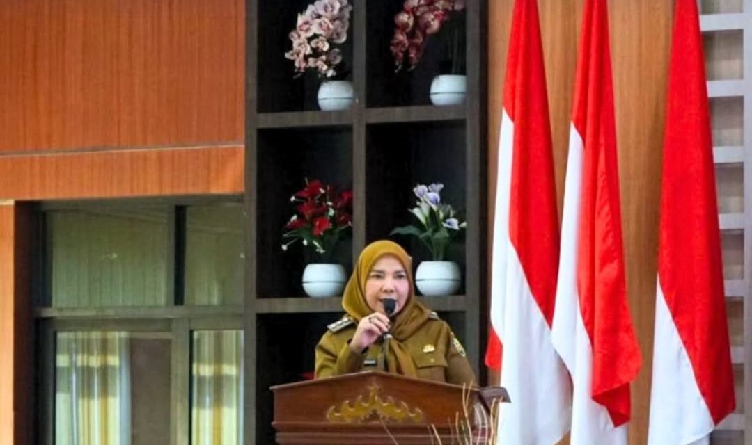 Walikota Bandar Lampung Hj Eva Dwiana Menghadiri Acara Musrenbang RPJMD Tingkat Kota Bandar Lampung di Aula gedung Semergo