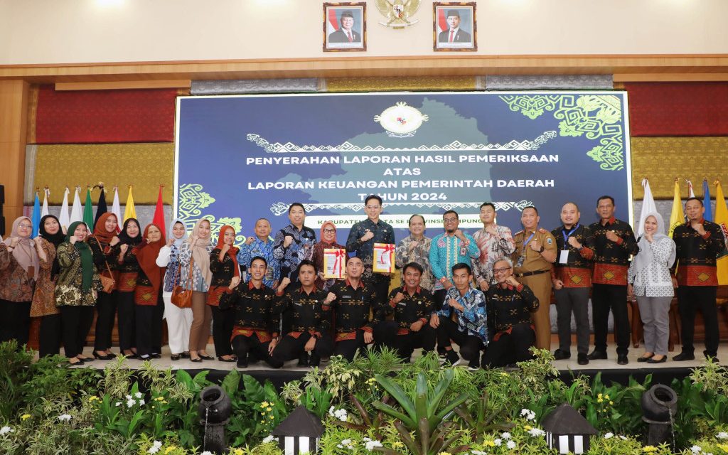 Pemkab Lampung Selatan 9 Tahun Berturut-turut Raih Opini WTP dari BPK