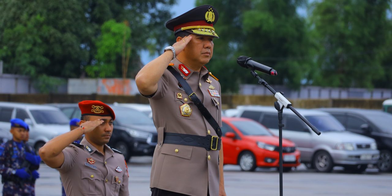 Sat Polairud Polres Pesawaran Ikuti Upacara Tabur Bunga di Laut, Wujud Penghormatan di Hari Bhayangkara ke-79