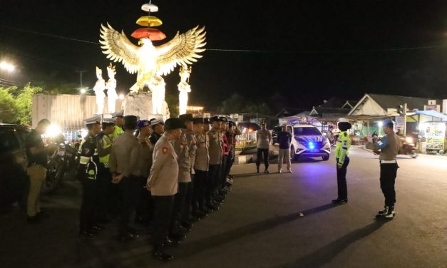 Polres Pesawaran Gelar KRYD Malam Libur, Satlantas Fokuskan Pengamanan dan Kelancaran Arus Lalu Lintas di Wilayah Gedong Tataan