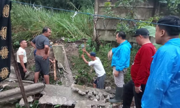 Pemkot Bandar Lampung Perbaiki Talud Jebol Di Kelurahan Campang Raya