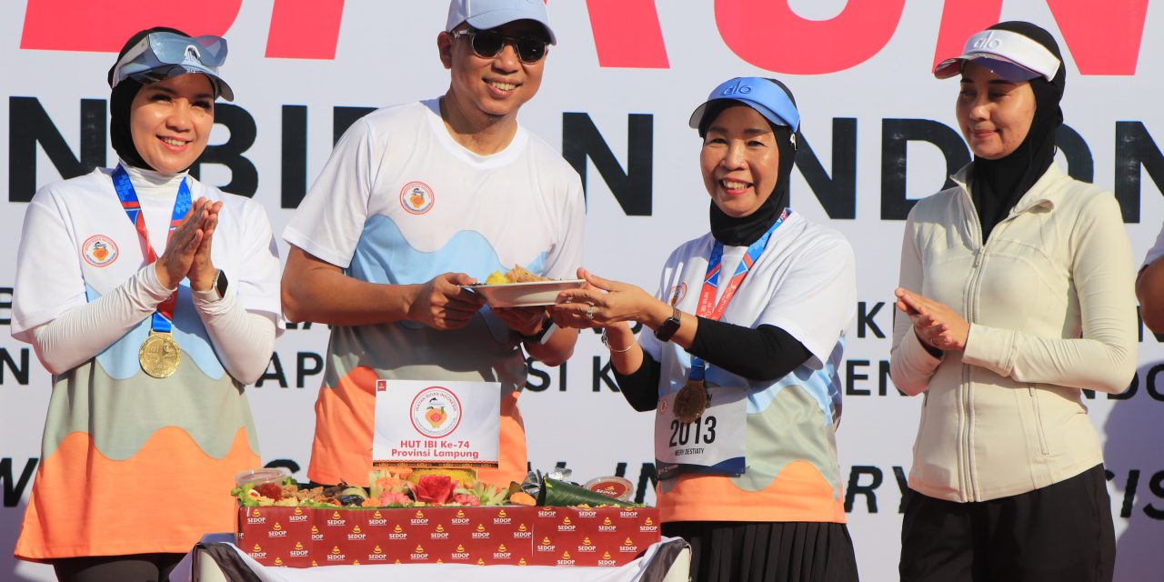 Perkuat Komitmen Kesehatan, Pemprov Lampung Rayakan Hari Bidan Internasional Melalui Kegiatan Fun Run