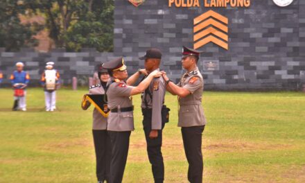 Upacara Pembukaan Pendidikan Pembentukan Bintara Polri TA 2025 Polda Lampung