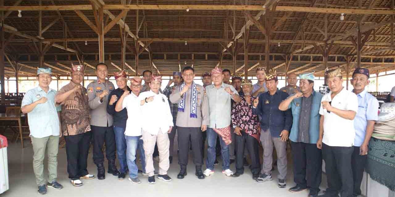 Pererat Sinergi Budaya dan Keamanan, Kapolres Lampung Selatan Bersilaturahmi dengan Para Tokoh Adat