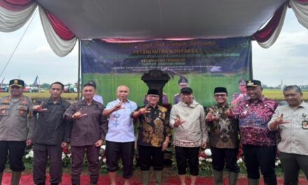 Kunjungan Kerja Jamintel ke Provinsi Lampung, Gelar Panen Raya dan Penandatanganan Perjanjian Kerjasama Bupati/Walikota dan Kajari Se-Provinsi Lampung