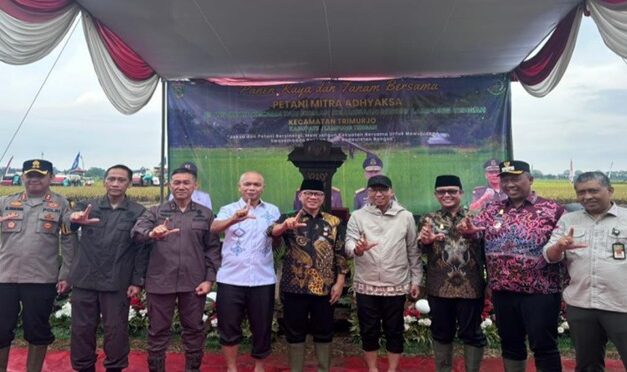 Kunjungan Kerja Jamintel ke Provinsi Lampung, Gelar Panen Raya dan Penandatanganan Perjanjian Kerjasama Bupati/Walikota dan Kajari Se-Provinsi Lampung