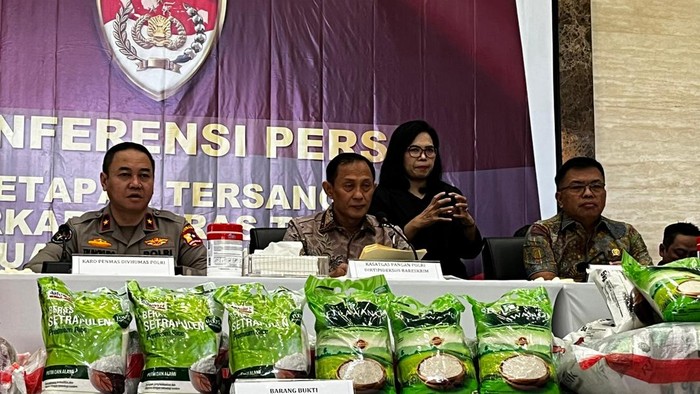 Bareskrim Tetapkan Dirut Food Station Tersangka Kasus Beras Premium Oplosan