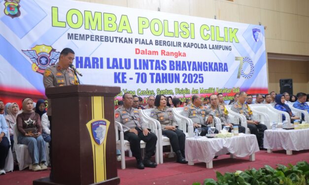 Resmi Dibuka Lomba Polisi Cilik 2025, Wakapolda Lampung : Wujudkan Generasi Muda Berkarakter Dan Berkeselamatan
