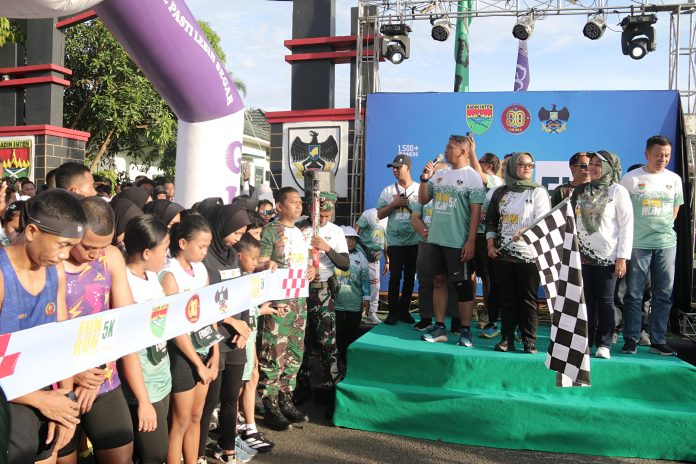 Fun Run 5K Meriahkan HUT ke-80 TNI di Lampung Timur