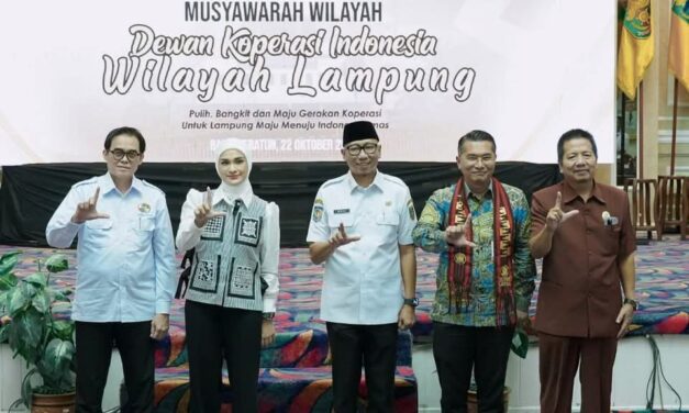 Pemprov Lampung Dorong Koperasi Perkuat Hilirisasi Komoditas Lokal