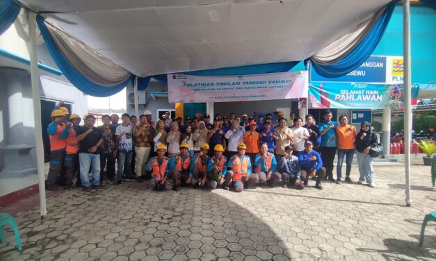 Perkuat Budaya K3, PLN UP3 Pringsewu Latih Personel Lewat Simulasi Tanggap Darurat