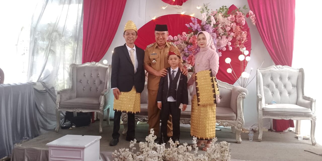 Nuansa Syukur, Walimatul Khitan Kenzo bin Tarmizi di Pekon Mulang Maya Dihadiri Tokoh-Tokoh Penting