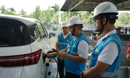 Penggunaan SPKLU Meningkat Pesat, PLN UID Lampung Tinjau Kesiapan SPKLU di Jalur Mudik Lebaran 2026