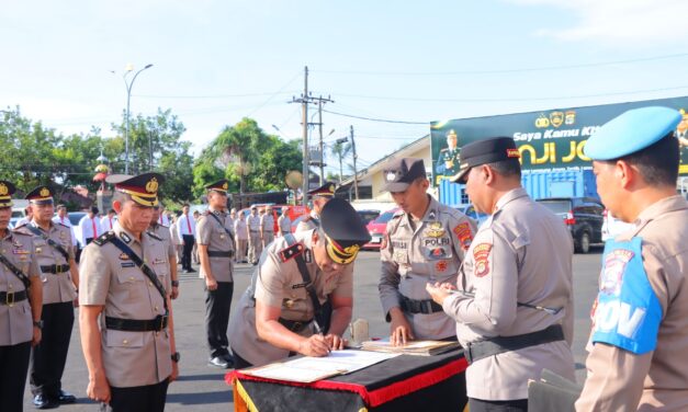 Rotasi Jabatan di Polresta Bandar Lampung, Kabag Ops dan 7 Kapolsek Berganti
