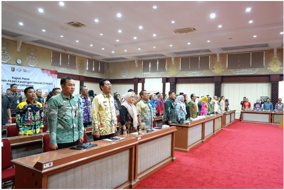 RAPAT PLENO TIM PERCEPATAN AKSES KEUANGAN DAERAH (TPAKD)  PROVINSI LAMPUNG SEMESTER I TAHUN 2026
