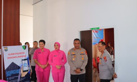 Klinik hingga Ruang Podcast, Kapolda Lampung Resmikan Tiga Fasilitas Penunjang Pelayanan Polresta Bandar Lampung