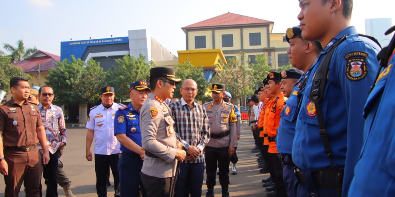 Hadapi Musim Kemarau, Polresta Bandar Lampung Perkuat Kesiapsiagaan Cegah Karhutla