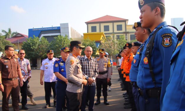 Hadapi Musim Kemarau, Polresta Bandar Lampung Perkuat Kesiapsiagaan Cegah Karhutla