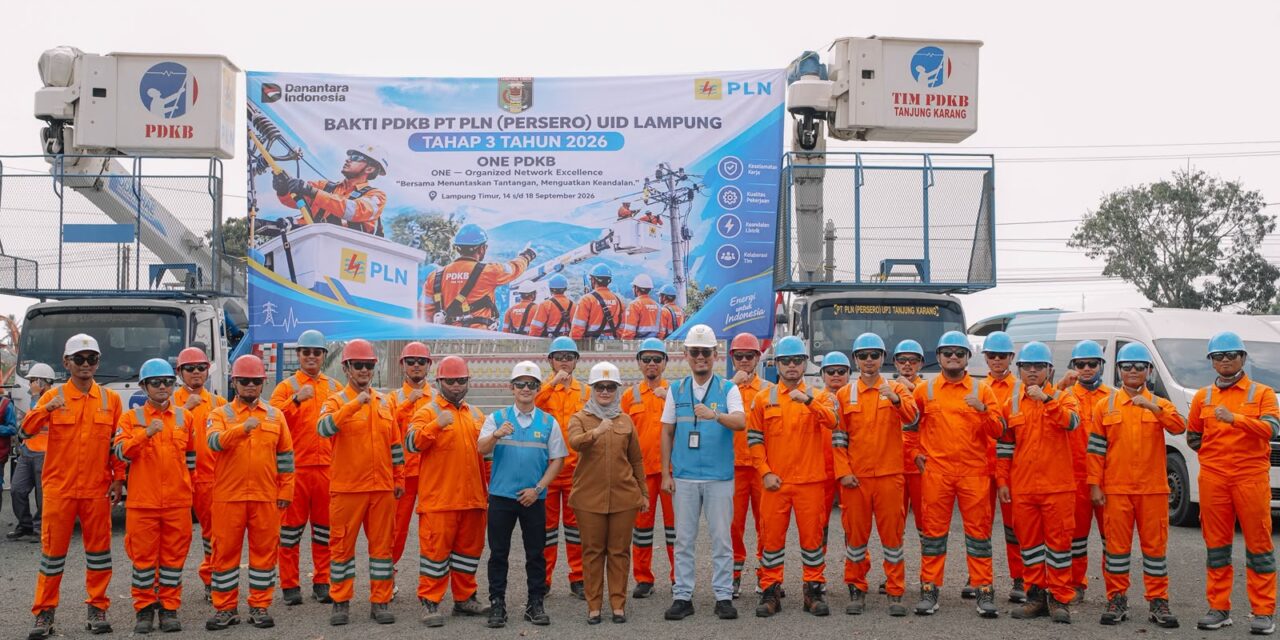 Jelang Hari Kesaktian Pancasila, PDKB PLN UID Lampung Catat 4.252 MWh Pekerjaan Tanpa Padam Sepanjang 2026