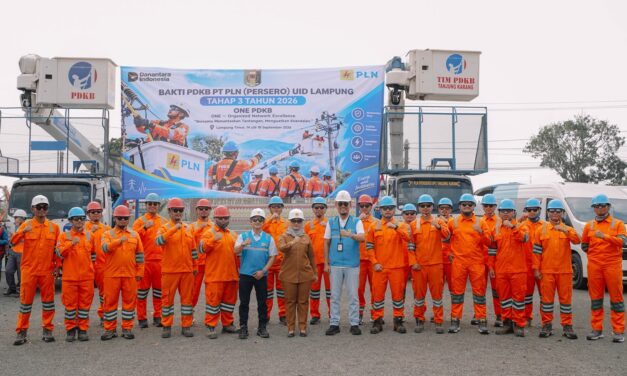 Jelang Hari Kesaktian Pancasila, PDKB PLN UID Lampung Catat 4.252 MWh Pekerjaan Tanpa Padam Sepanjang 2026